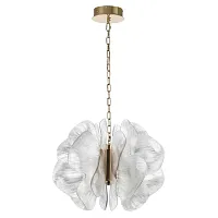 Люстра подвесная LED Siama 5089/80L Odeon Light на 1 лампу, основание в стиле флористика современный Люстра подвесная LED Siama 5089/80L Odeon Light на 1 лампу, основание в стиле флористика современный